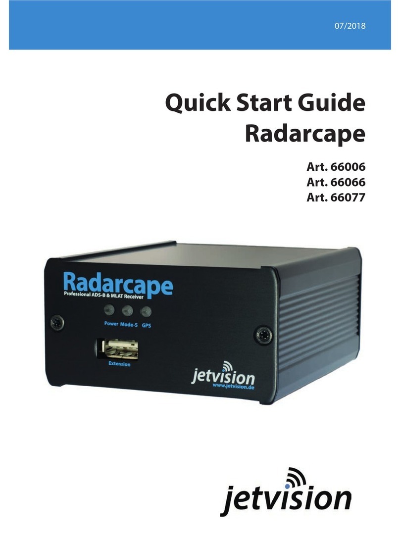 Jetvision Radarcape quick start guide