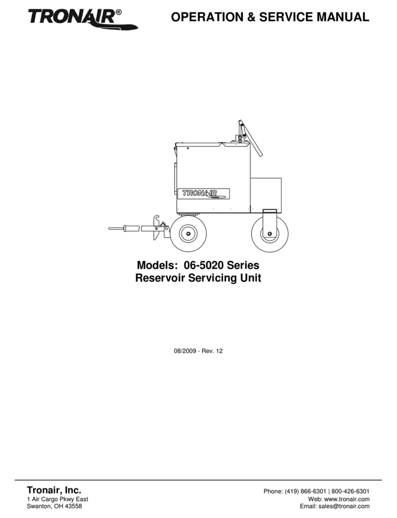 Tronair 06-5020 Series Installation and operating instructions