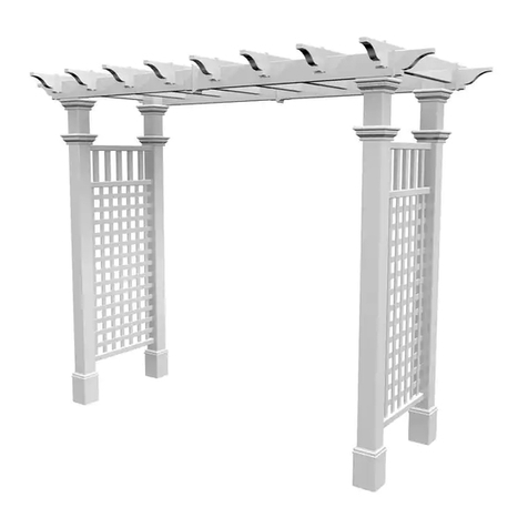 New England Arbors Fairfield Grande Assembly instructions