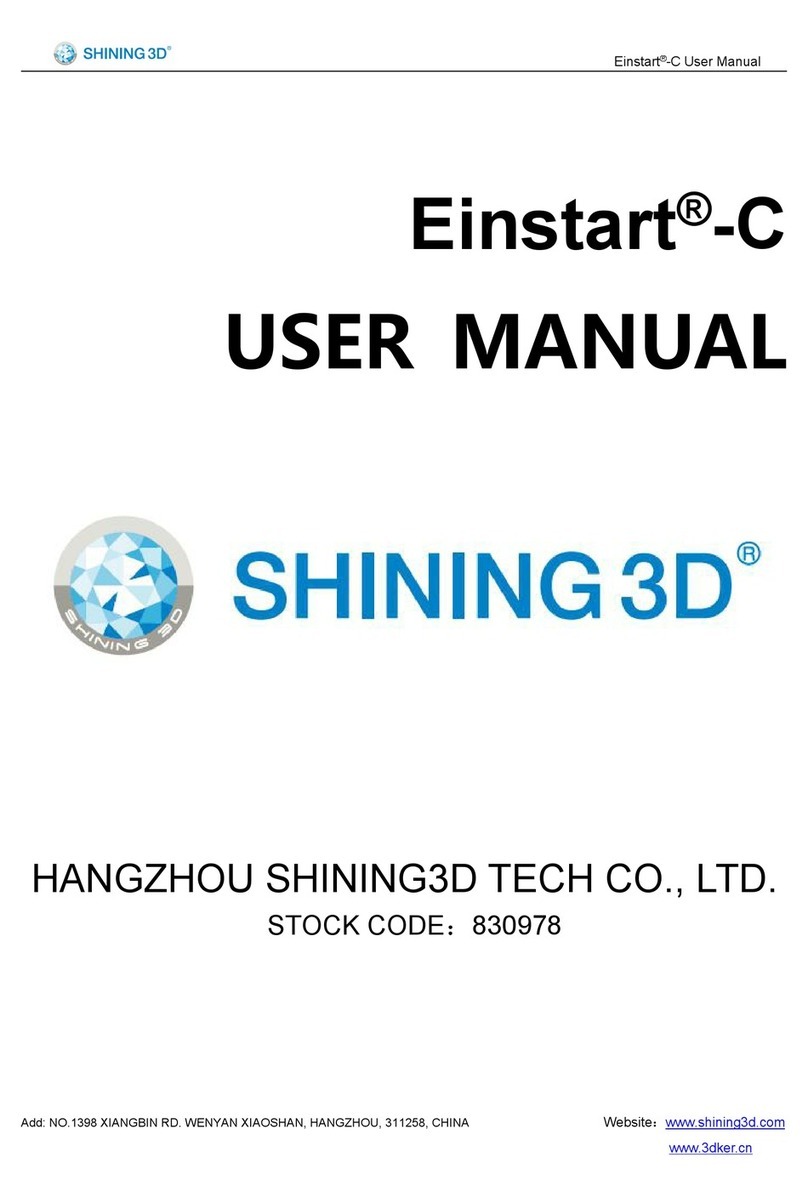 Shining 3D einstart-c user manual