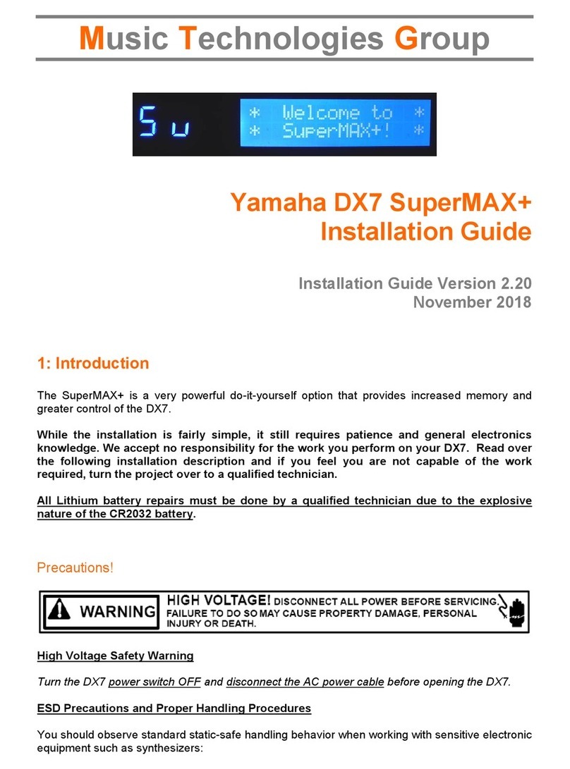 Yamaha Vintage DX7 Special Edition ROM installation guide Yamaha Vintage DX7 Special Edition ROM installation guide