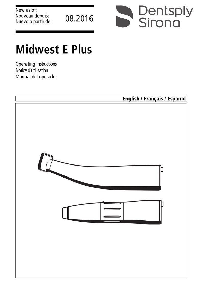 Dentsply Sirona Midwest E Plus User manual