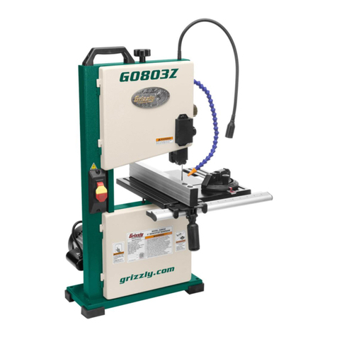 Grizzly G0803Z owner's manual