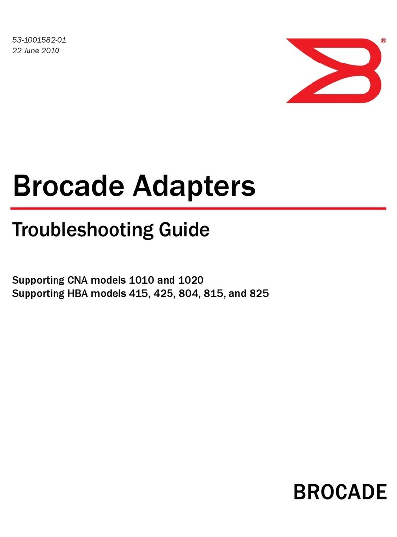 Brocade Communications Systems CNA 1010 troubleshooting guide