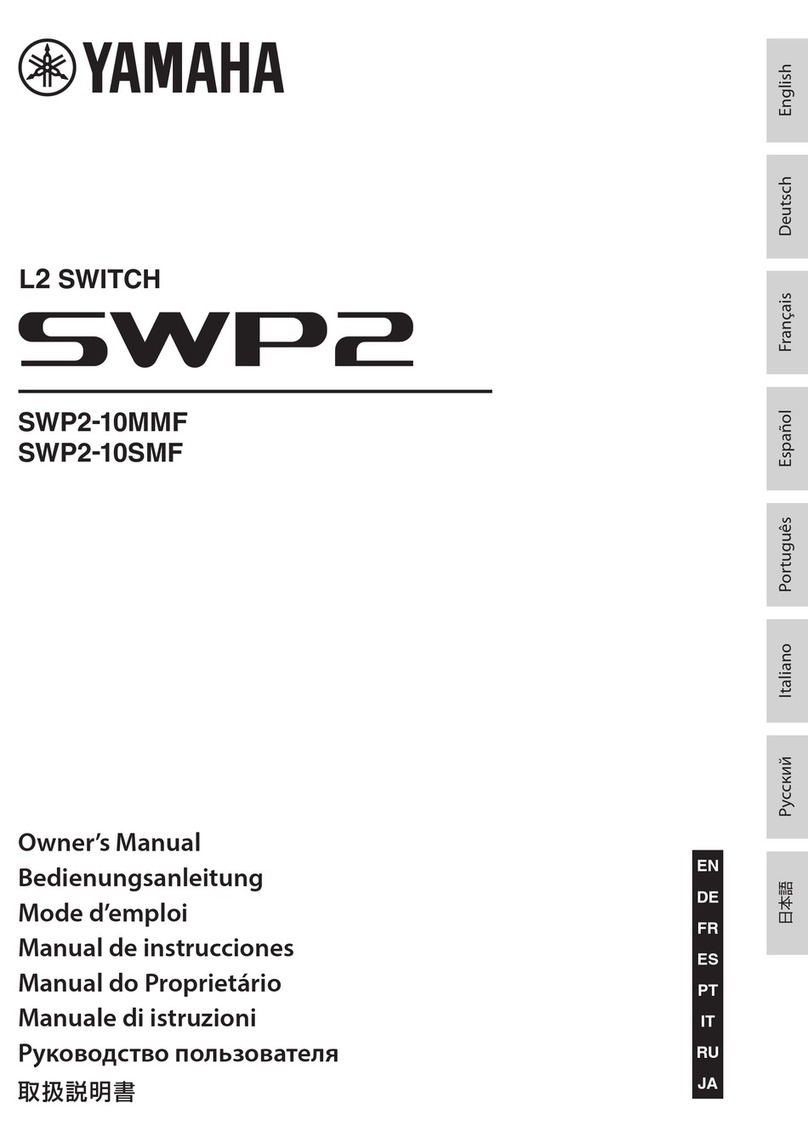 Yamaha SWP2 User manual