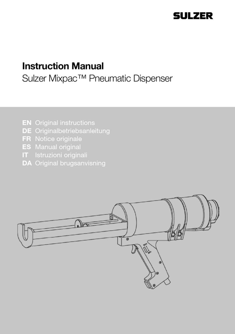 Sulzer Mixpac T2 Series instruction manual