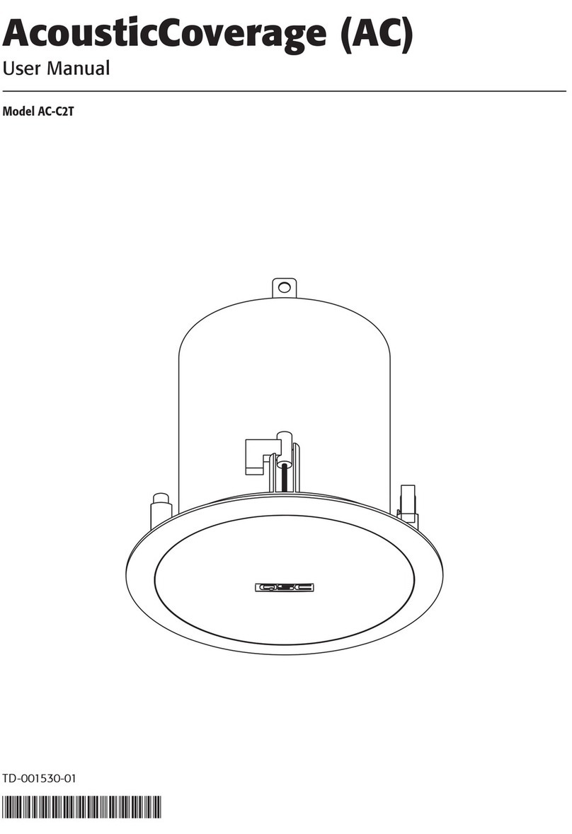QSC AcousticCoverage AC-C2T User manual