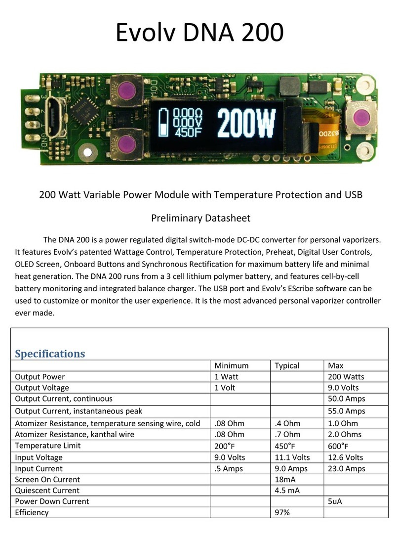 EVOLV DNA 200 Preliminary data sheet