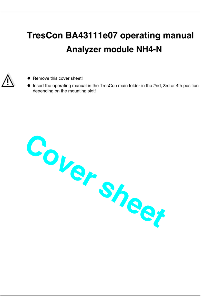 wtw TresCon NH4-N operating manual