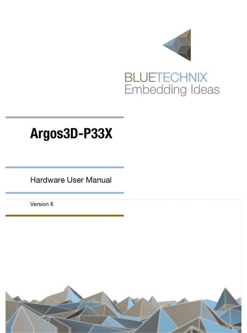 Blue Technix Argos3D-P33 Series Hardware user manual