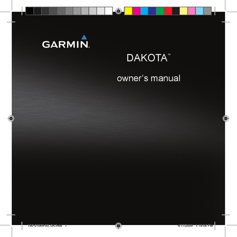 Garmin DAKOTA owner's manual