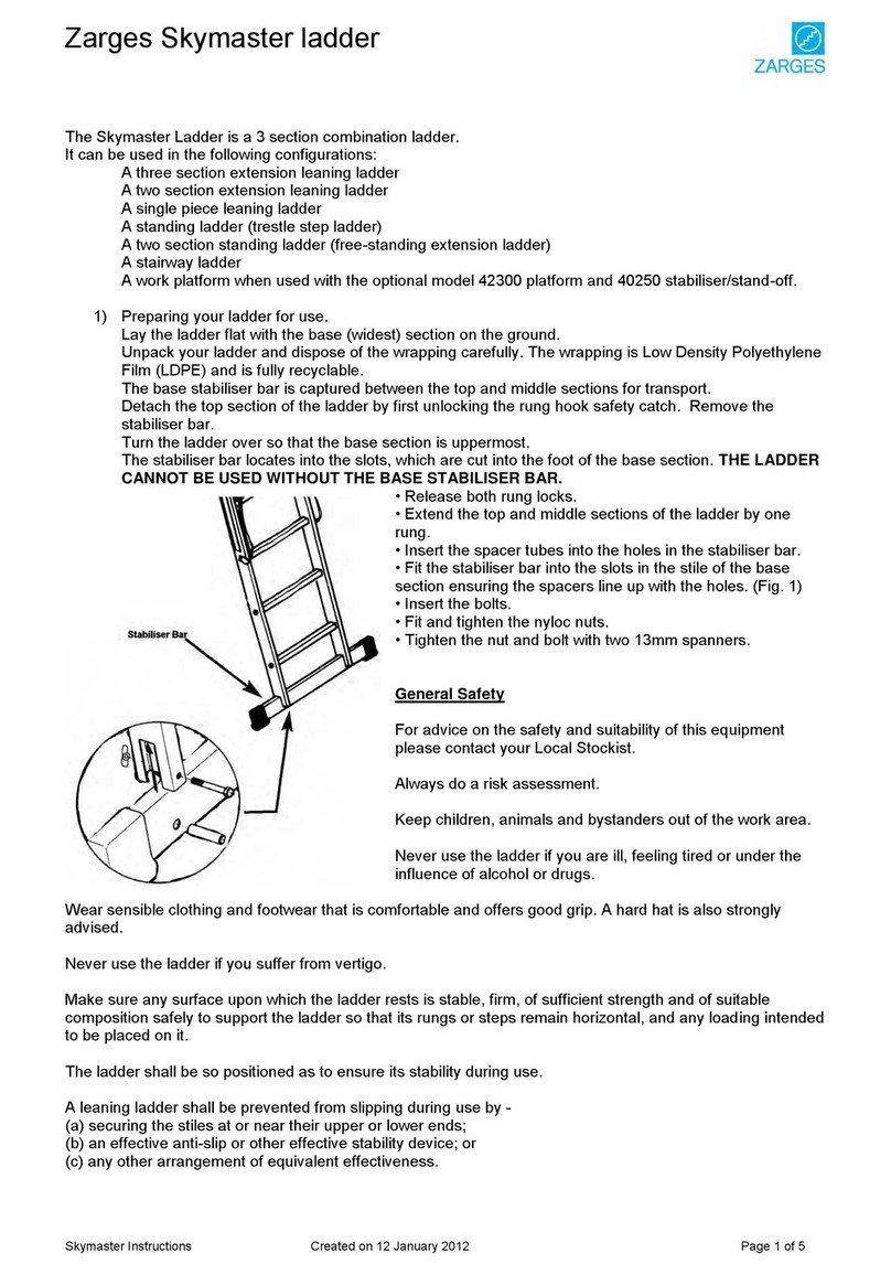 zarges Skymaster User manual