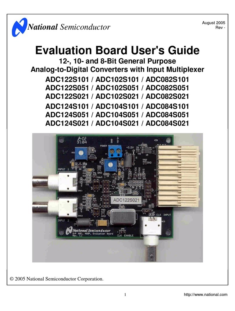 National Semiconductor ADC122S101 user guide