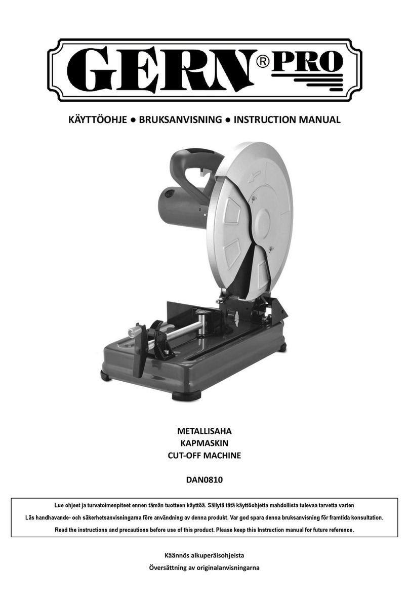 Gern Pro DAN0810 instruction manual