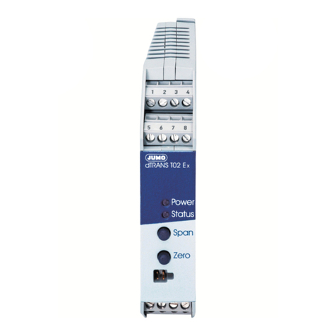 JUMO dTRANS T02 Ex operating instructions