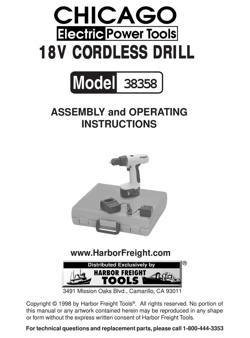 CHICAGO 38358 Assembly and operating instructions