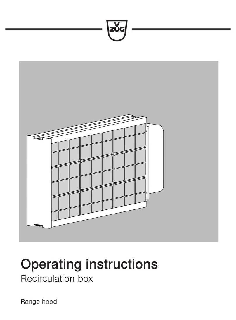 V-ZUG DSTS9 operating instructions