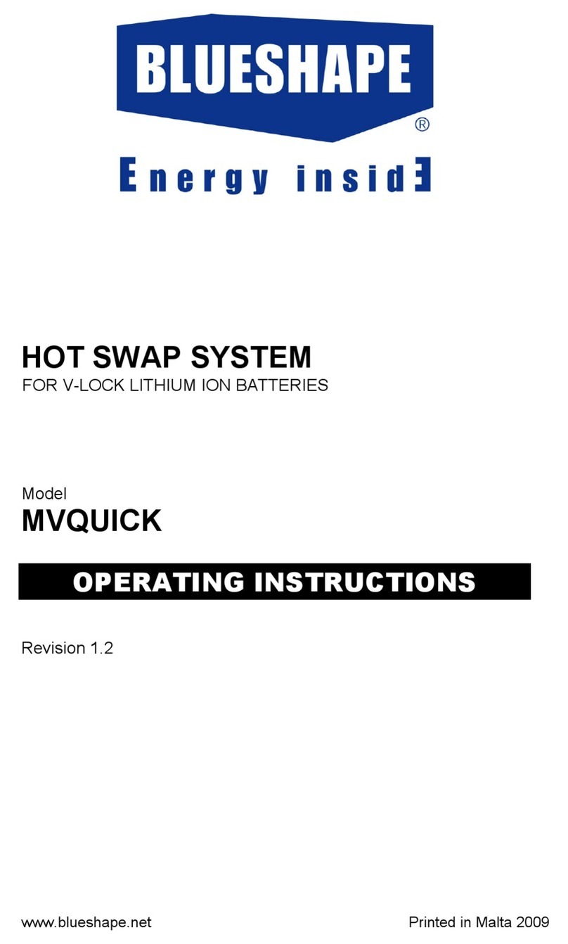 Blueshape MVQUICK operating instructions