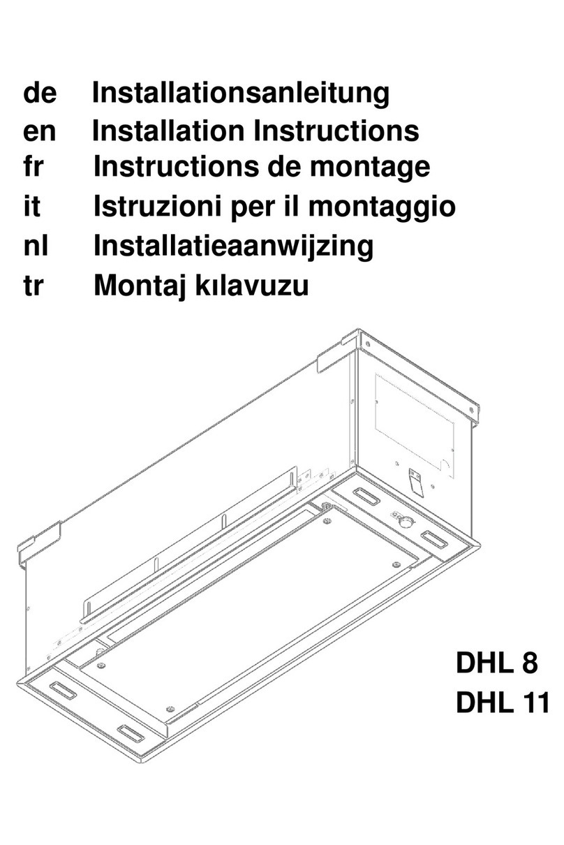 V-ZUG DHL 8 User manual