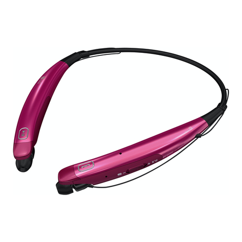 LG TONE PRO HBS-770 User manual