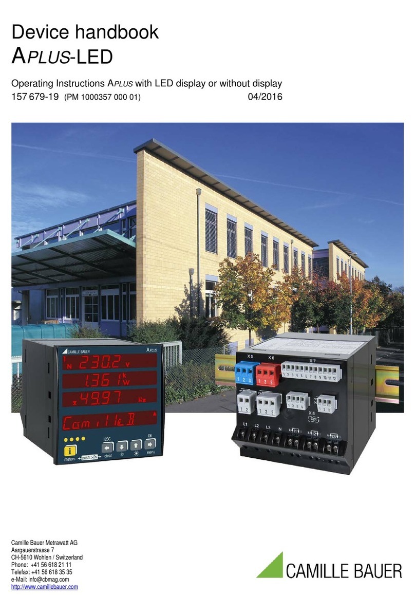 Camille Bauer APLUS-LED Device handbook