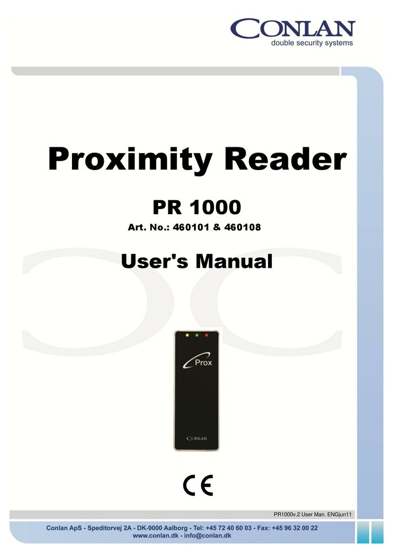 Conlan PR 1000 user manual