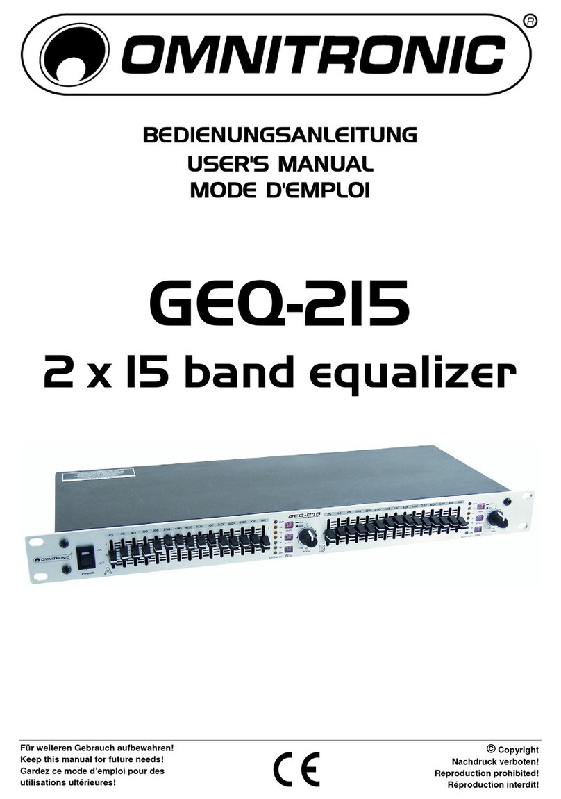 Omnitronic GEQ-215 User manual