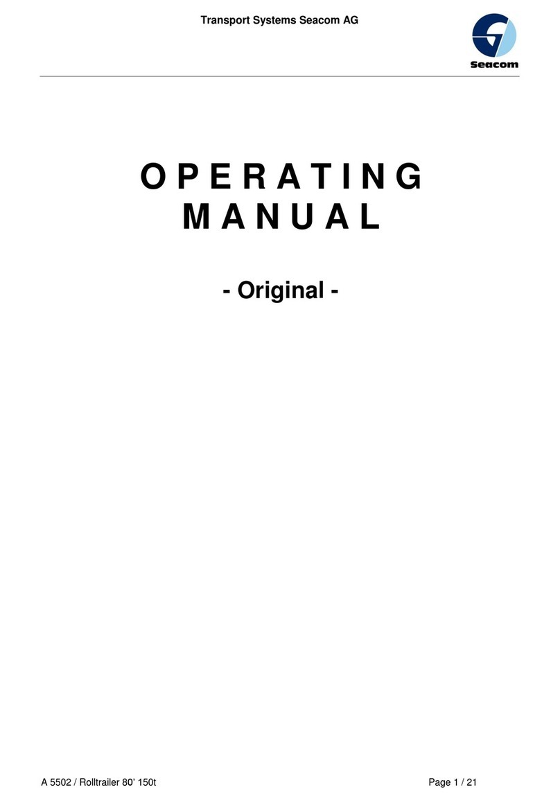 SeaCom Rolltrailer operating manual