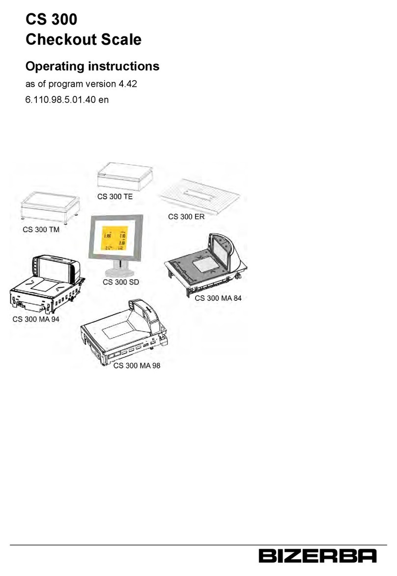 Bizerba CS 300 User manual