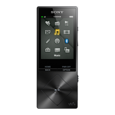 Sony WALKMAN NWZ-A15 Reference guide