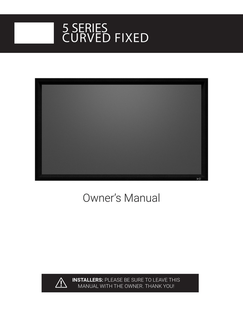 Screen Innovations 5 Series Curved Fixed owner's manual
