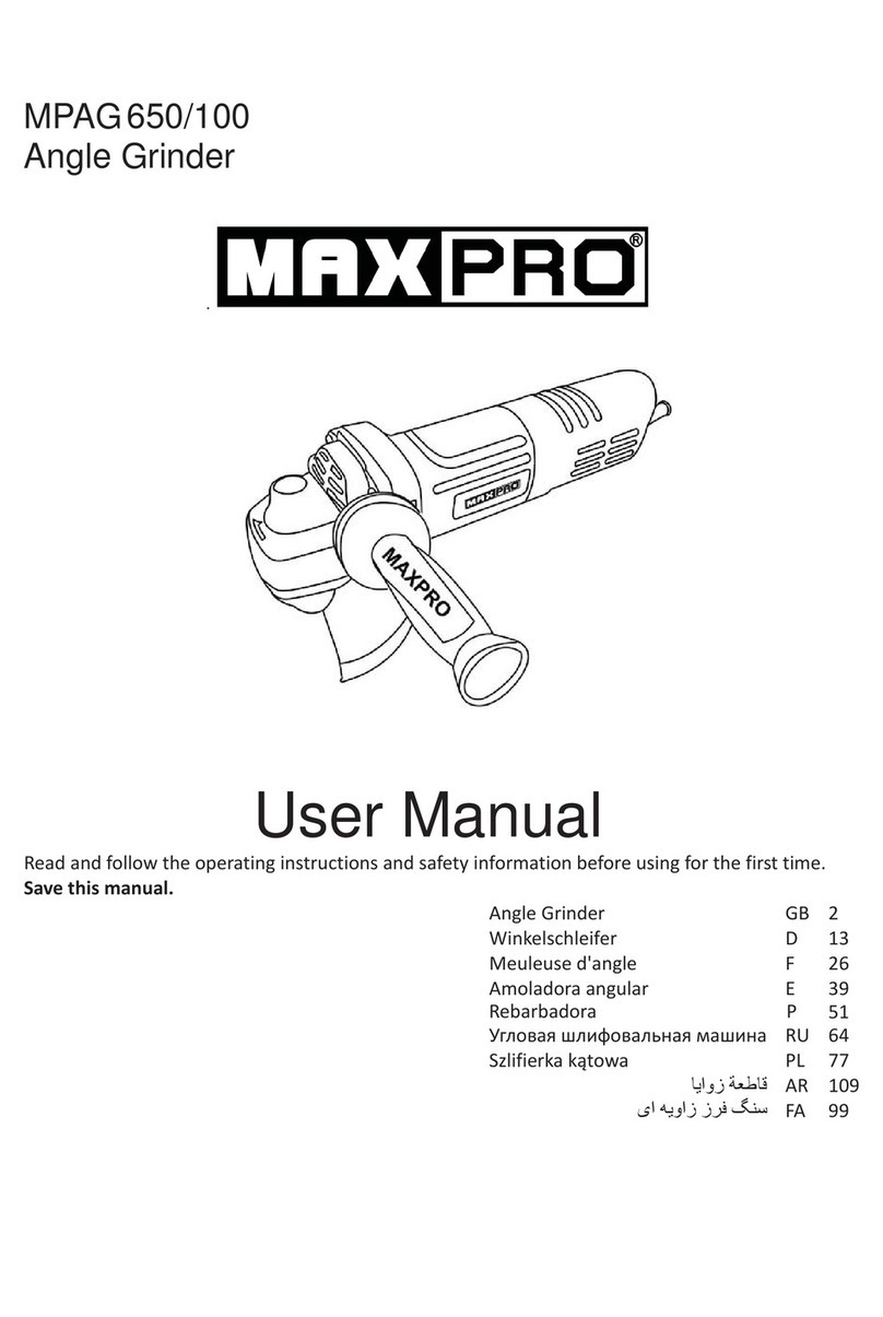 Max Pro MPAG650/100 User manual