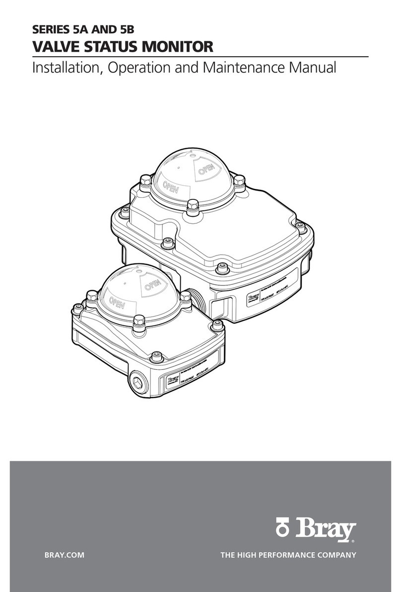 Bray 5A Series Installation, operation and maintenance manual