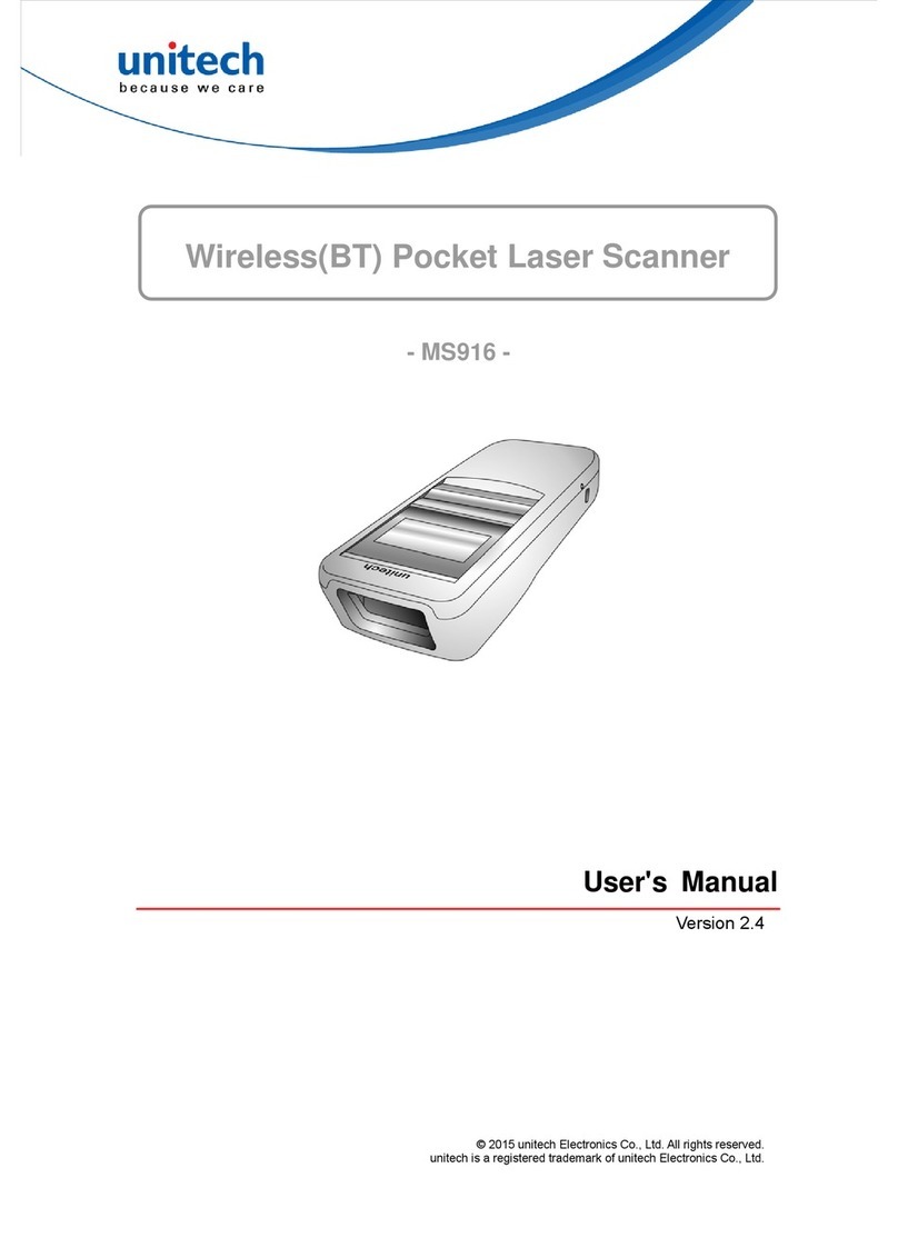 Unitech MS916 User manual