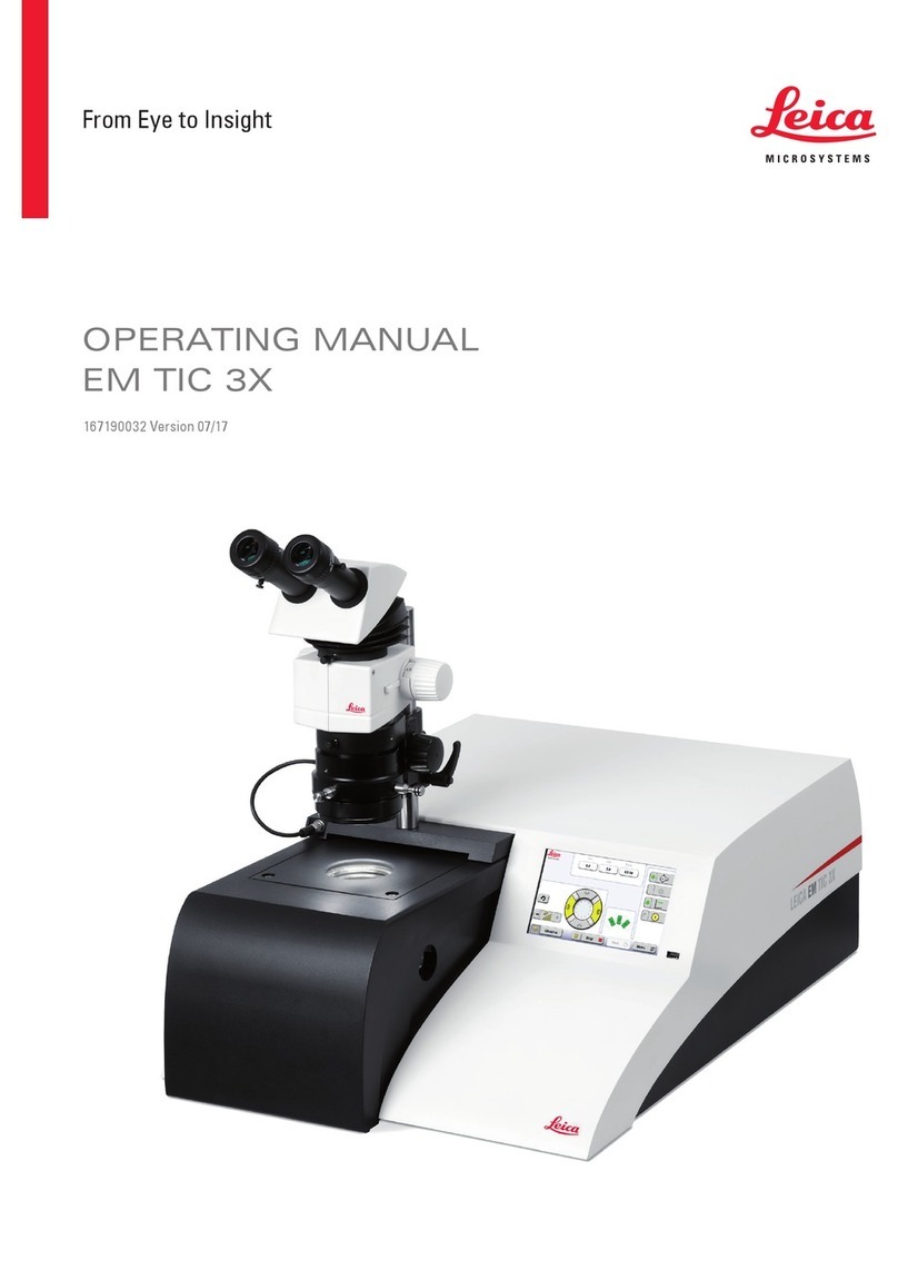 Leica EM TIC 3X operating manual