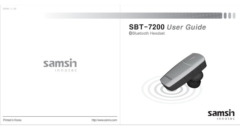 Samsin Innotec SBT-7200 user guide