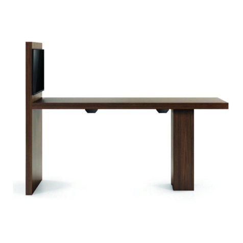 Nucraft Tesano Monitor Table installation instructions Nucraft Tesano Monitor Table installation instructions