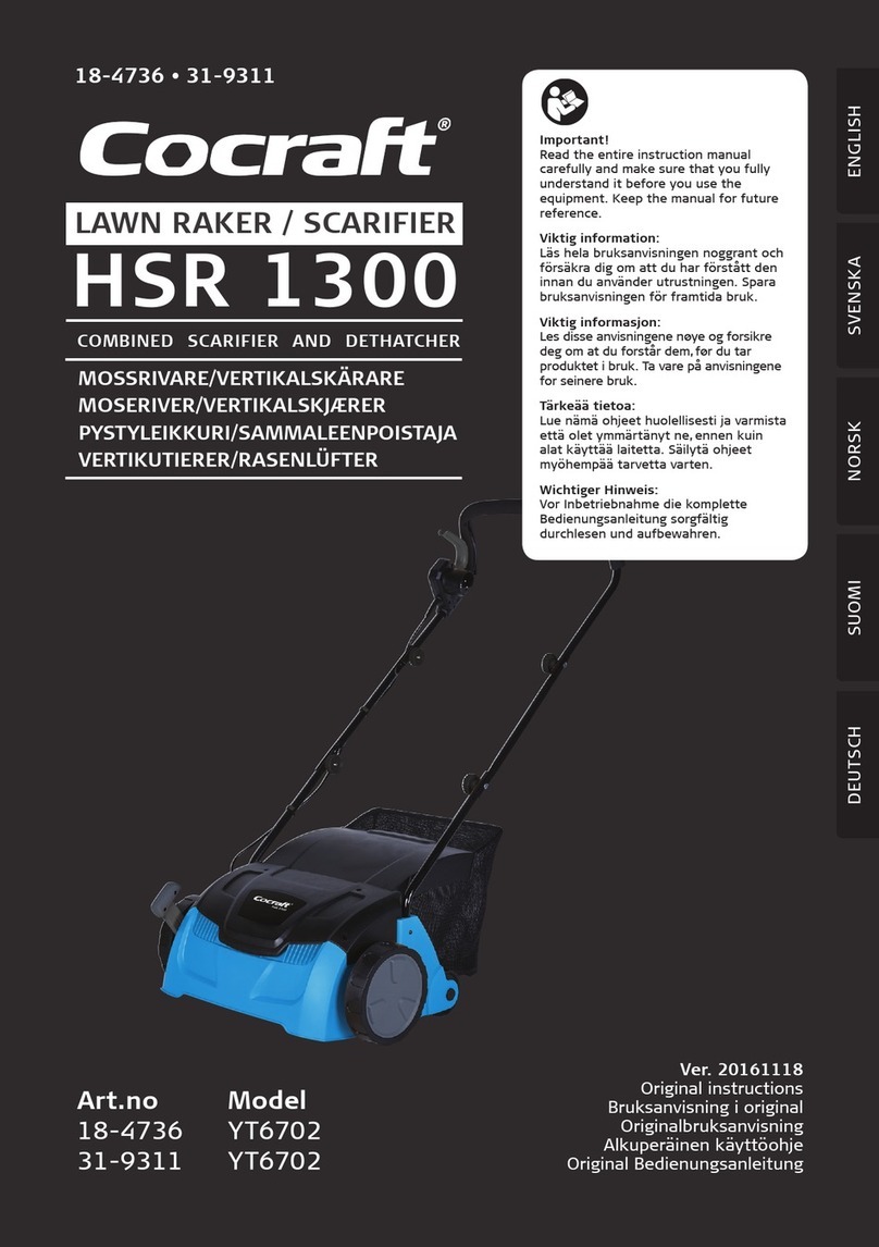 Cocraft HSR 1300 Original instructions