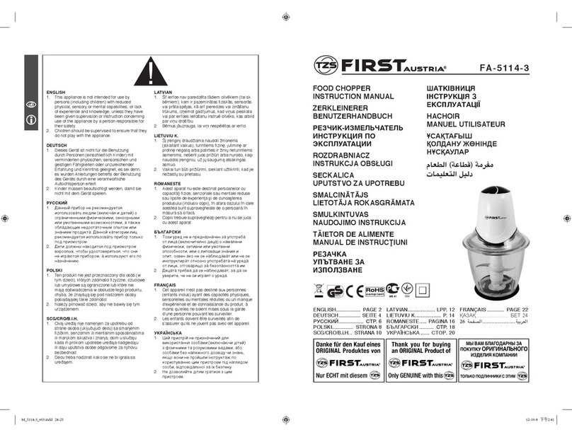 FIRST AUSTRIA FA-5114-3 instruction manual