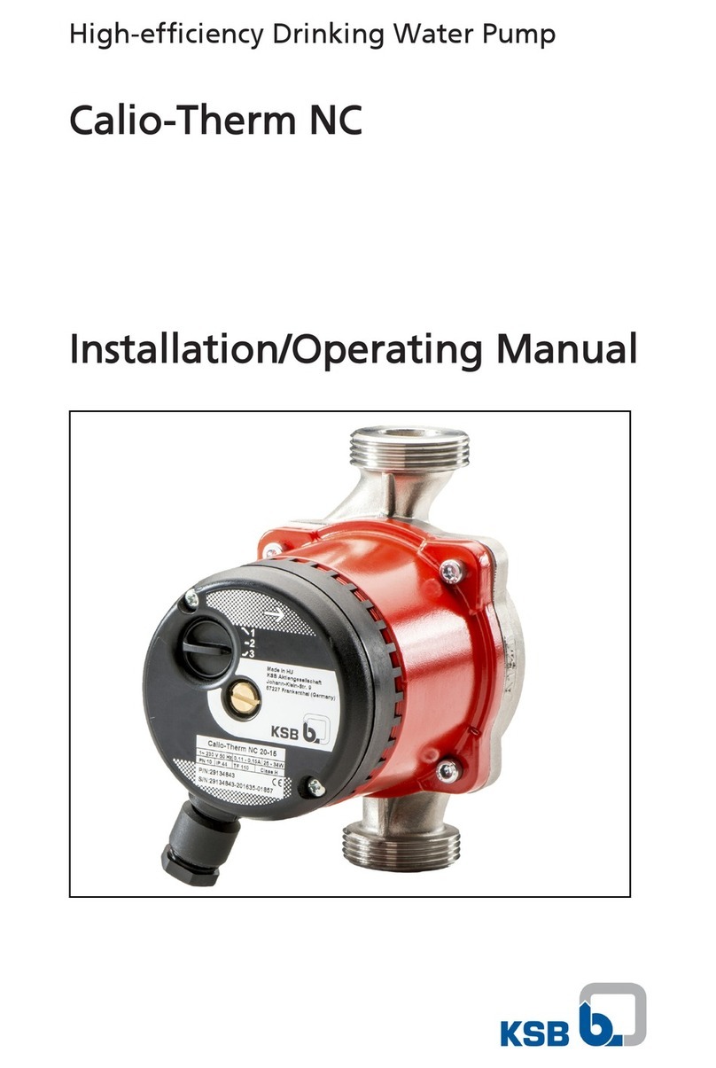 KSB Calio-Therm NC Installation & operating manual KSB Calio-Therm NC Installation & operating manual