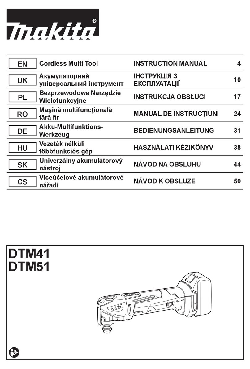 Makita DTM41 instruction manual