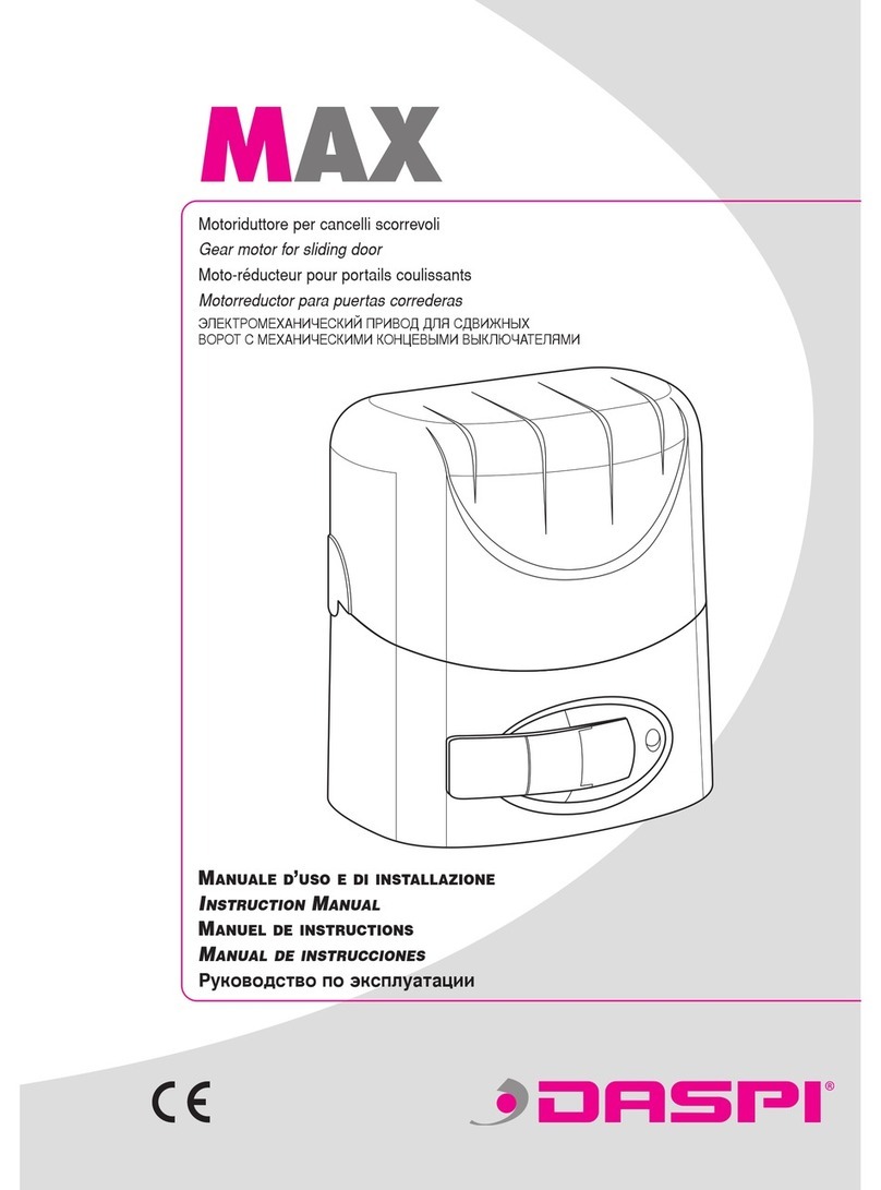Daspi MAX 600 instruction manual