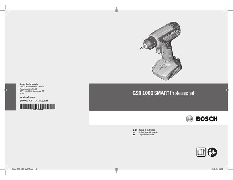 Bosch GSR 1000 SMART Professional User manual