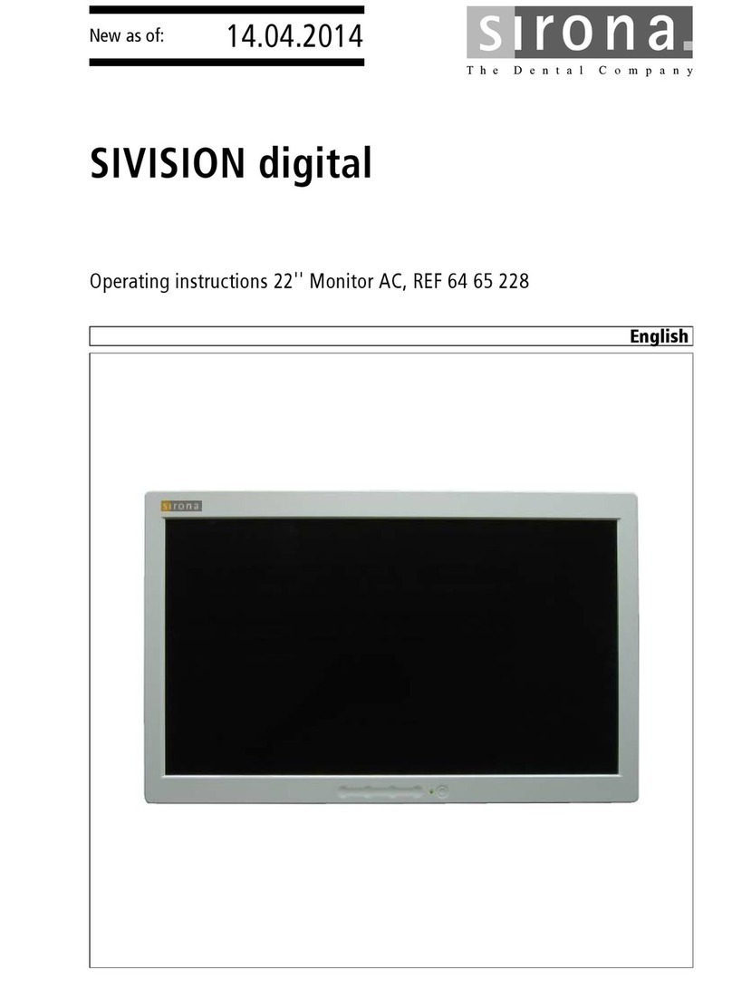 Sirona SIVISION Digital User manual