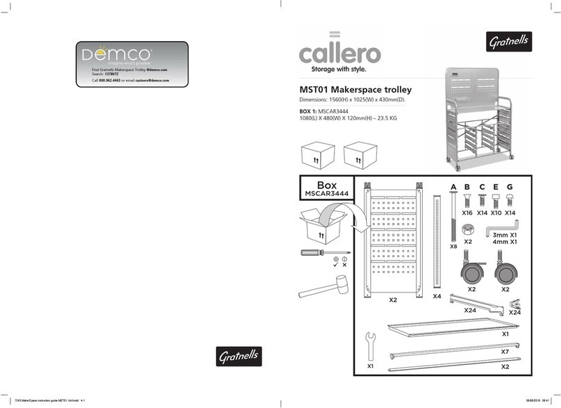 Gratnells Callero MST01 user manual Gratnells Callero MST01 user manual