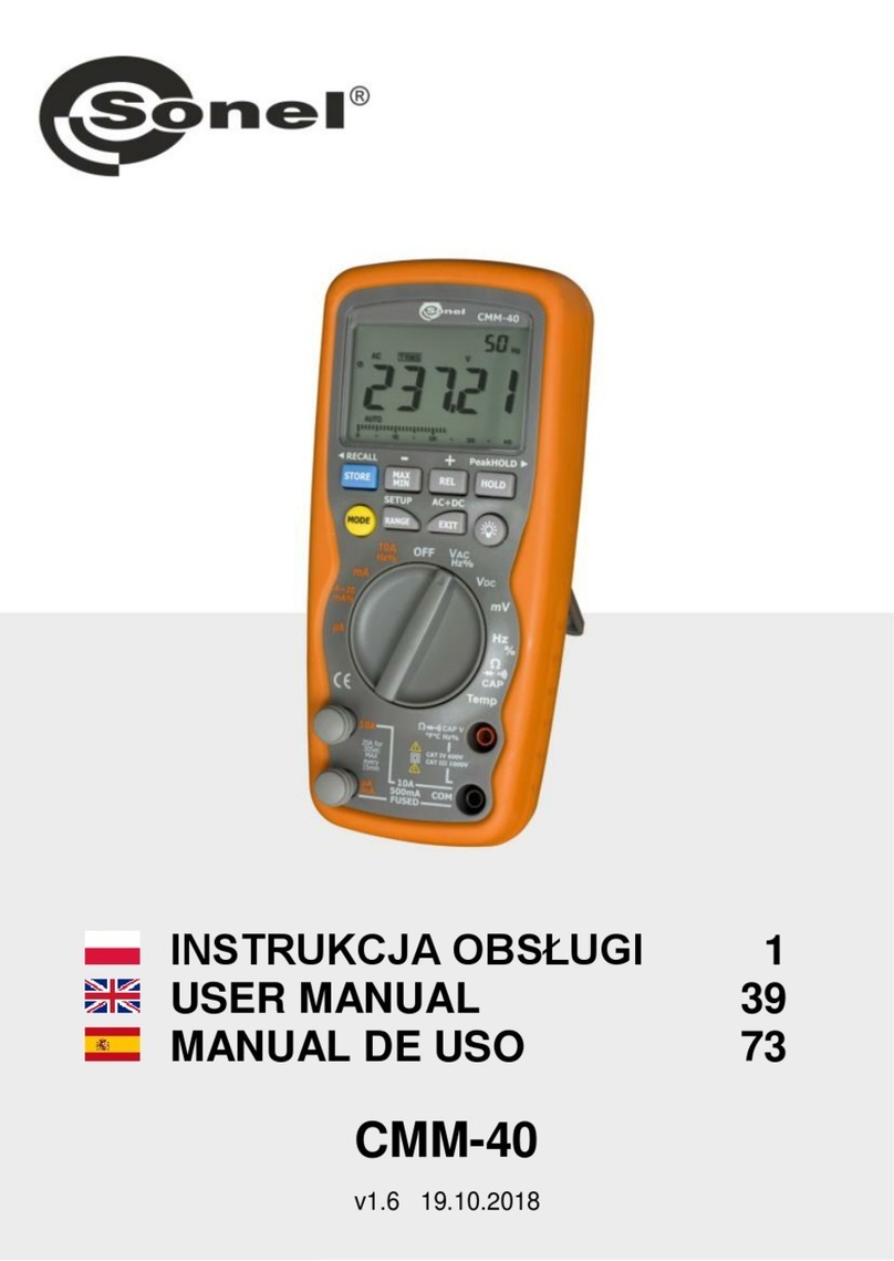 Sonel CMM-40 user manual