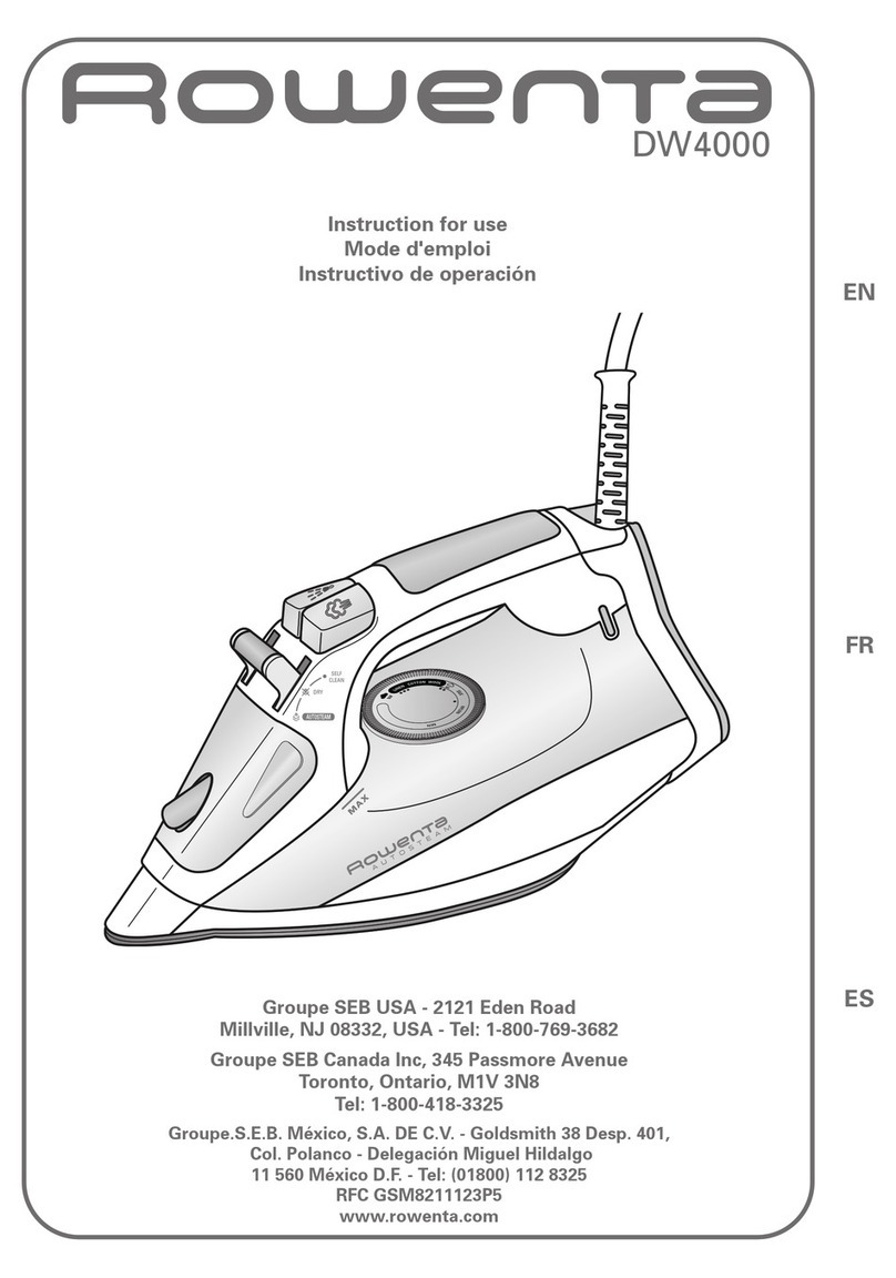 Rowenta DW4000 User manual