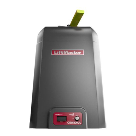 Chamberlain Elite CSW200501UL installation manual