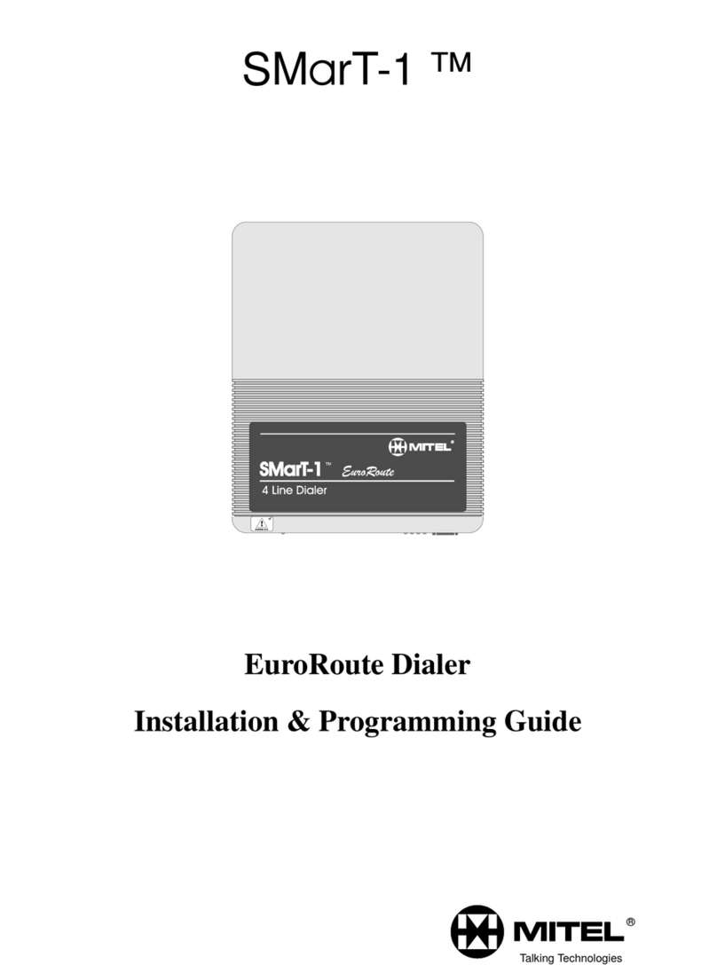 Mitel SmarT-1 EuroRoute Operating instructions