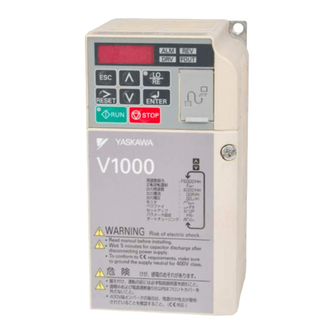 YASKAWA CIMR-VU series User manual